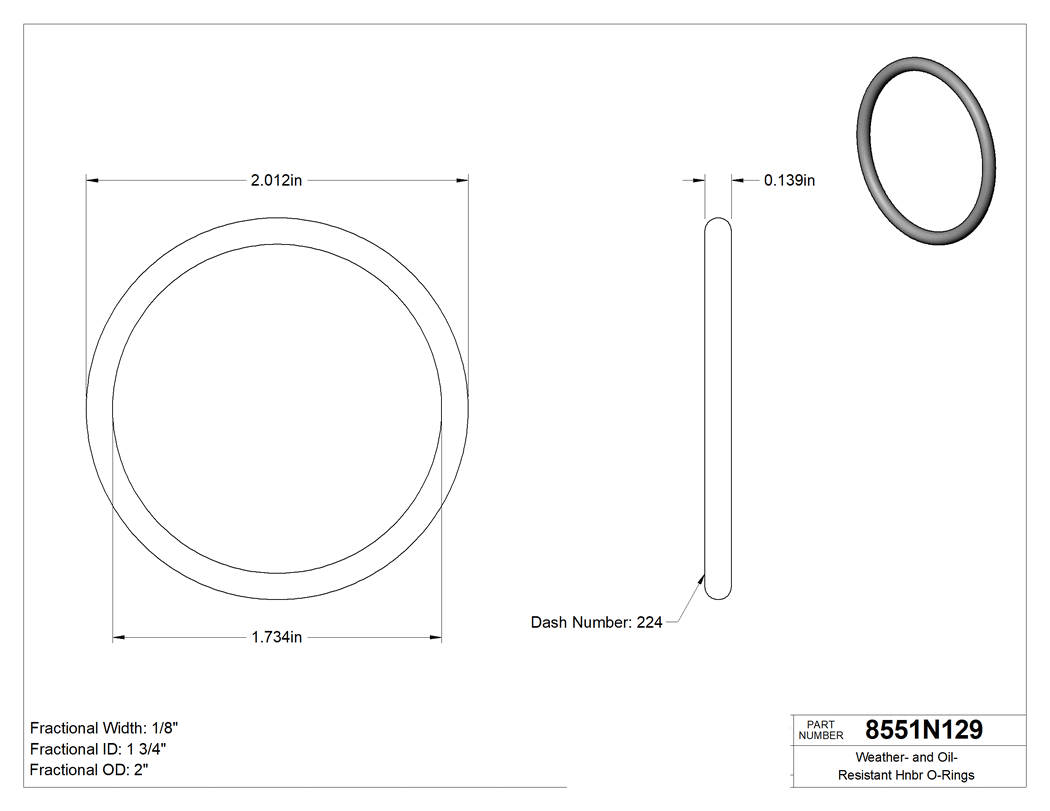 Technical drawing - 8551N129
